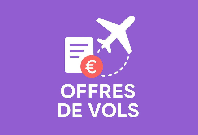 Offres de vols pour des billets d'avion pas chers
